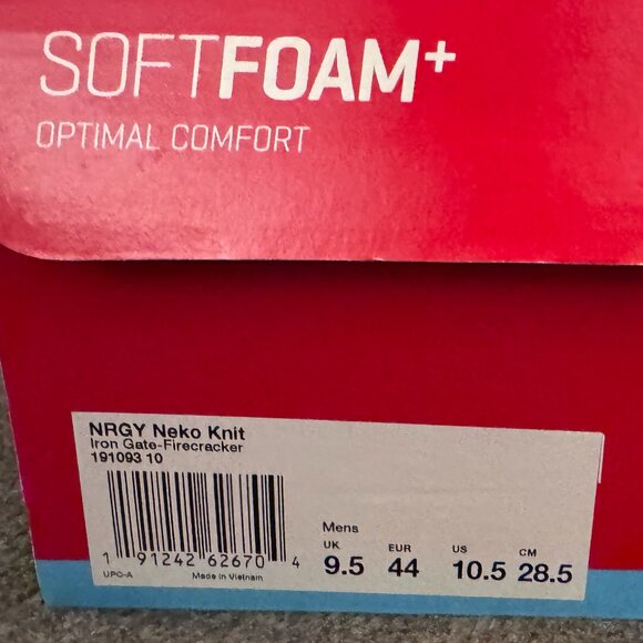 Puma NRGY Neko Knit Mens Running Shoes Gray SoftFoam Size 10.5 New With Box - Picture 7 of 7